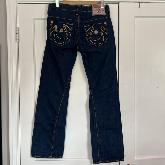 True Religion Ricky Giant Big T Relaxed Fit Jeans-NWOT - Picture 3 of 8